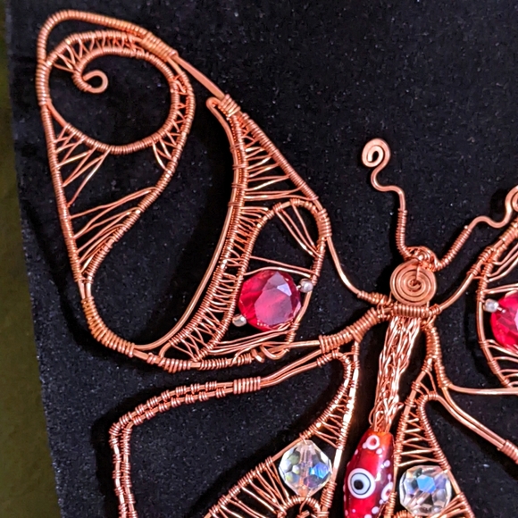 Artisan Suncatcher Butterfly Ornament - Picture 5 of 11